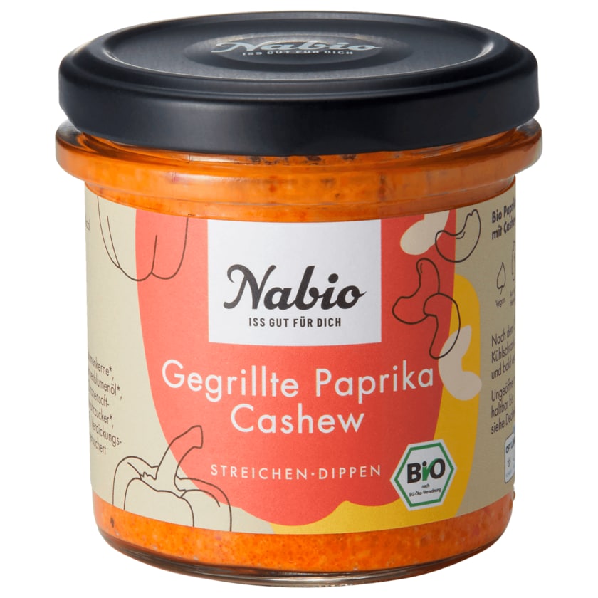 Nabio Bio Gegrillte Paprika Cashew Aufstrich 135g